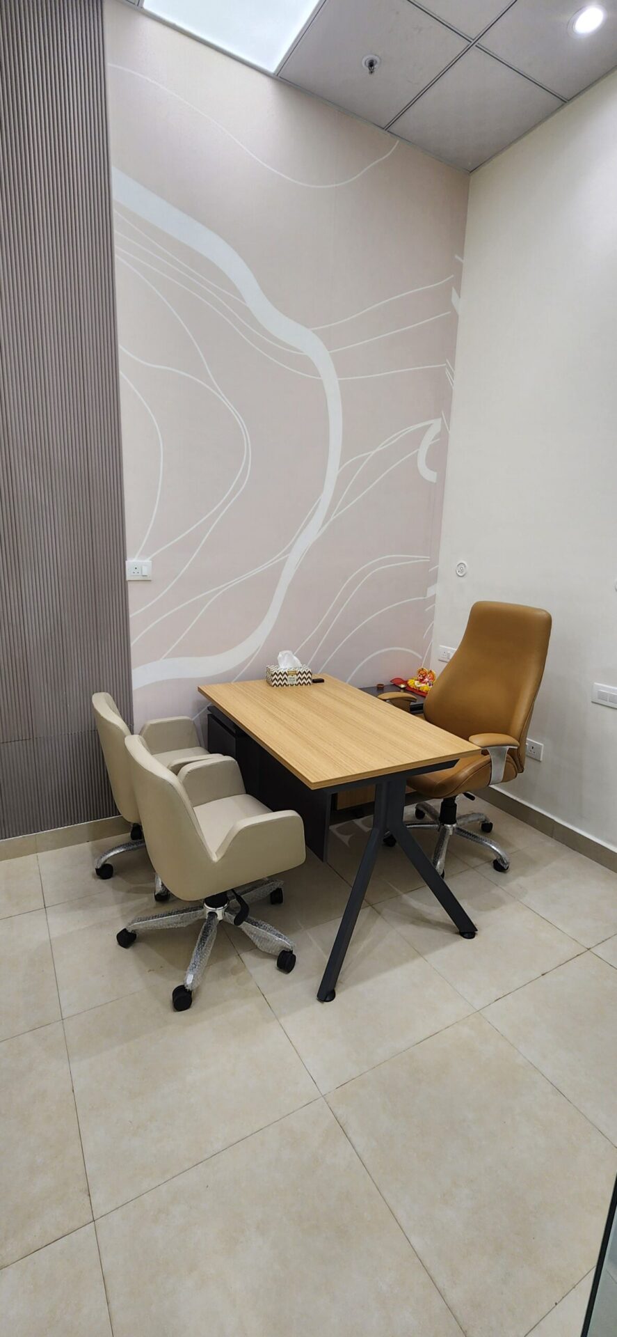 Dr. Debolina Chowdhury OPD consultation room — private psychiatric consultation at Nirvana Clinic Greater Noida